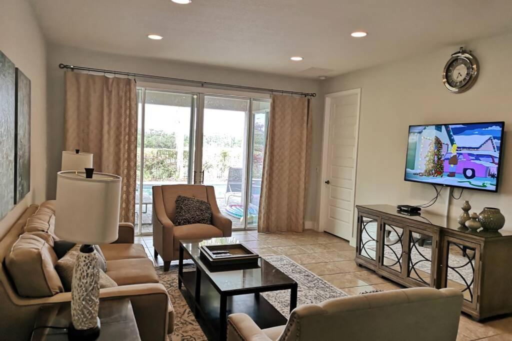 Luxurious Modern Villa Near Disney With Theater, Pool And Spa In Encore Resort At Reunion Orlando Kültér fotó