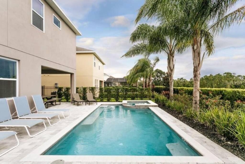 Luxurious Modern Villa Near Disney With Theater, Pool And Spa In Encore Resort At Reunion Orlando Kültér fotó