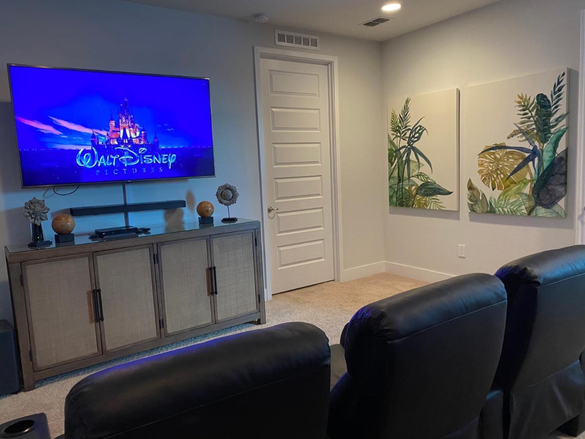 Luxurious Modern Villa Near Disney With Theater, Pool And Spa In Encore Resort At Reunion Orlando Kültér fotó